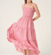 Thin Strap Stripy Dress - jan & nova edit