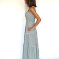 Thin Strap Stripy Dress - janandnova