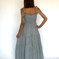 Thin Strap Stripy Dress - janandnova