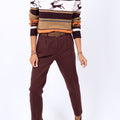 Cotton Chino Trousers with Belt - janandnova