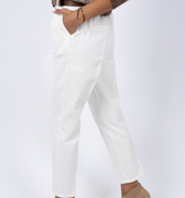 Cotton Chino Trousers with Belt - janandnova