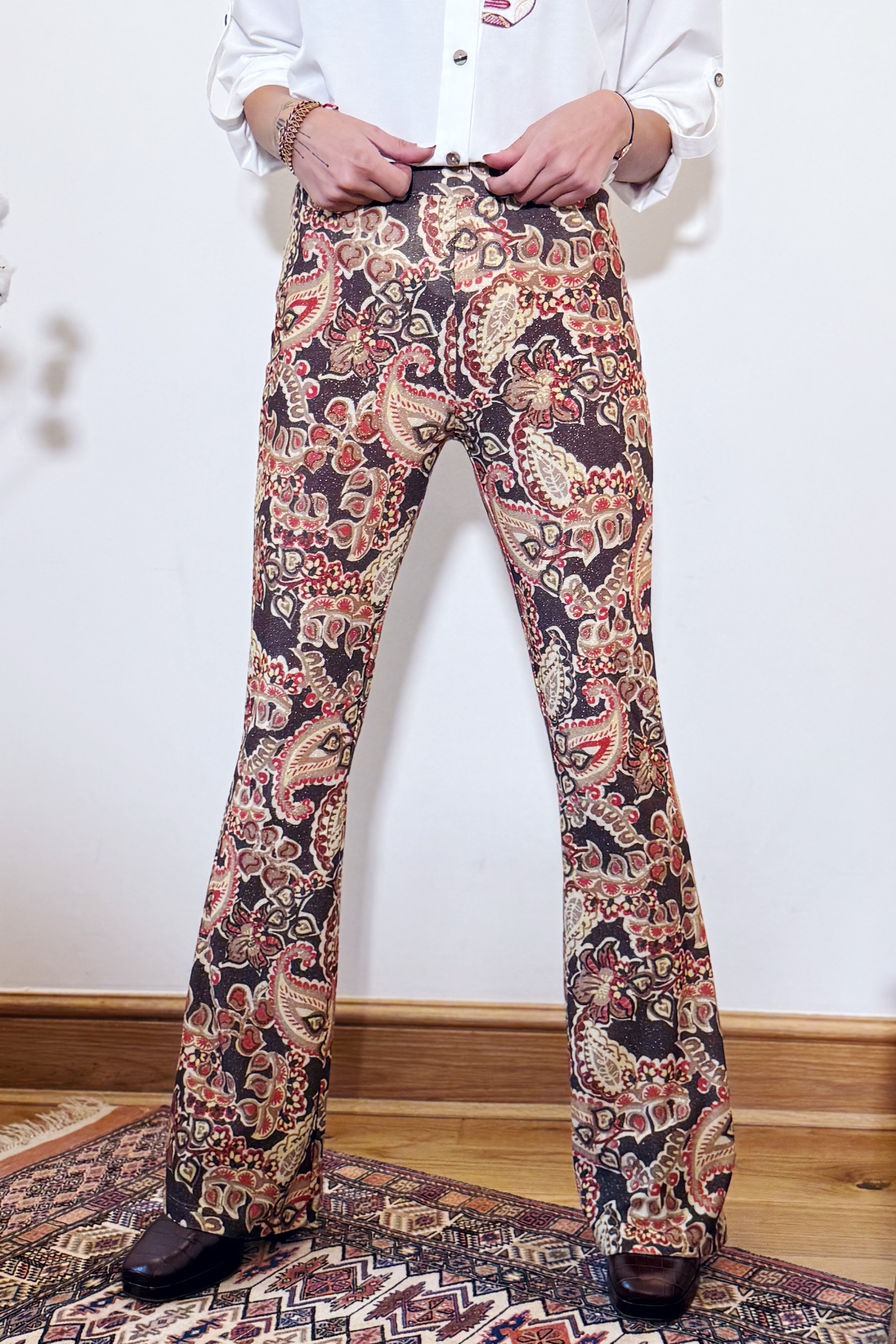 Paisley trousers