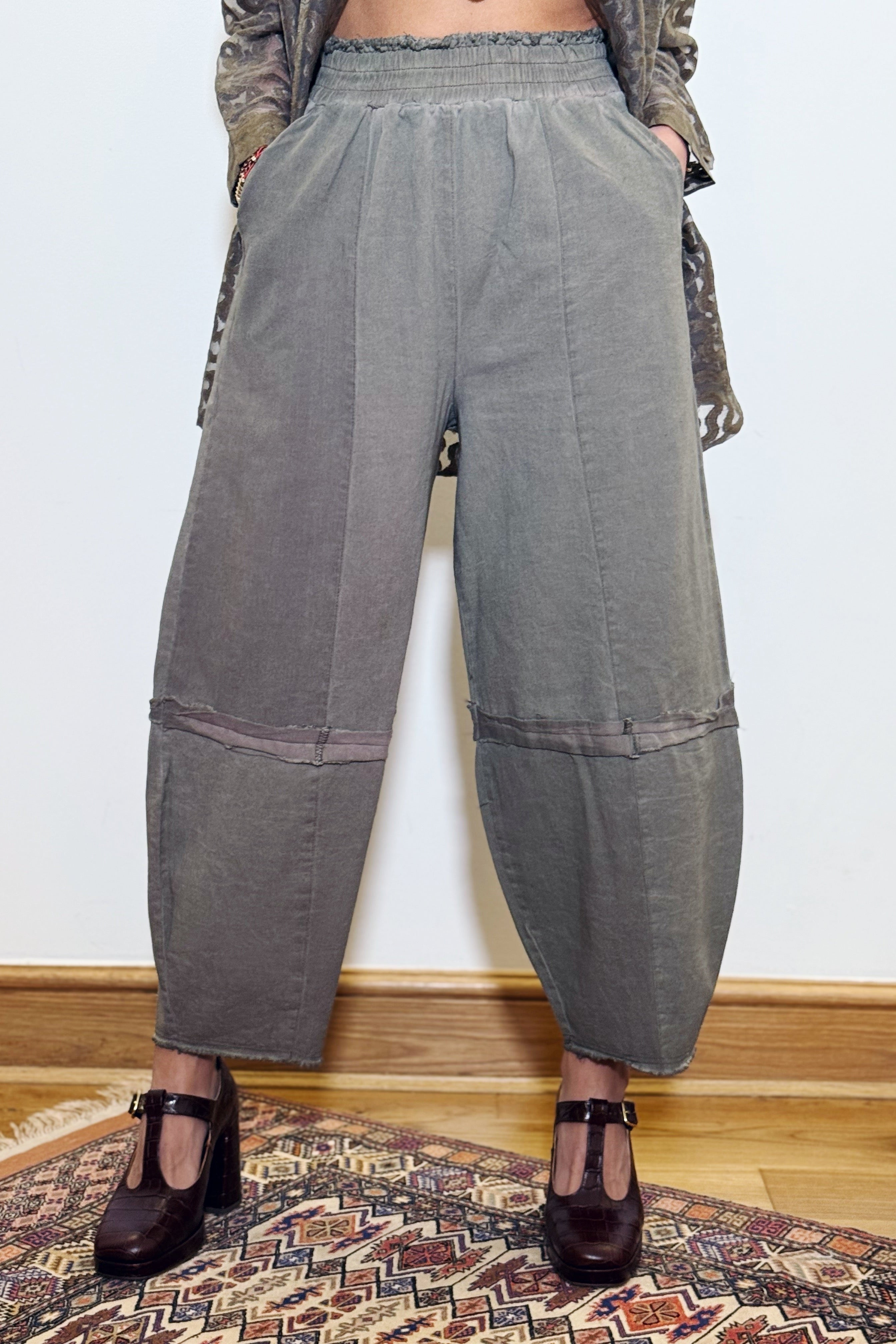 Vintage Effect Trousers