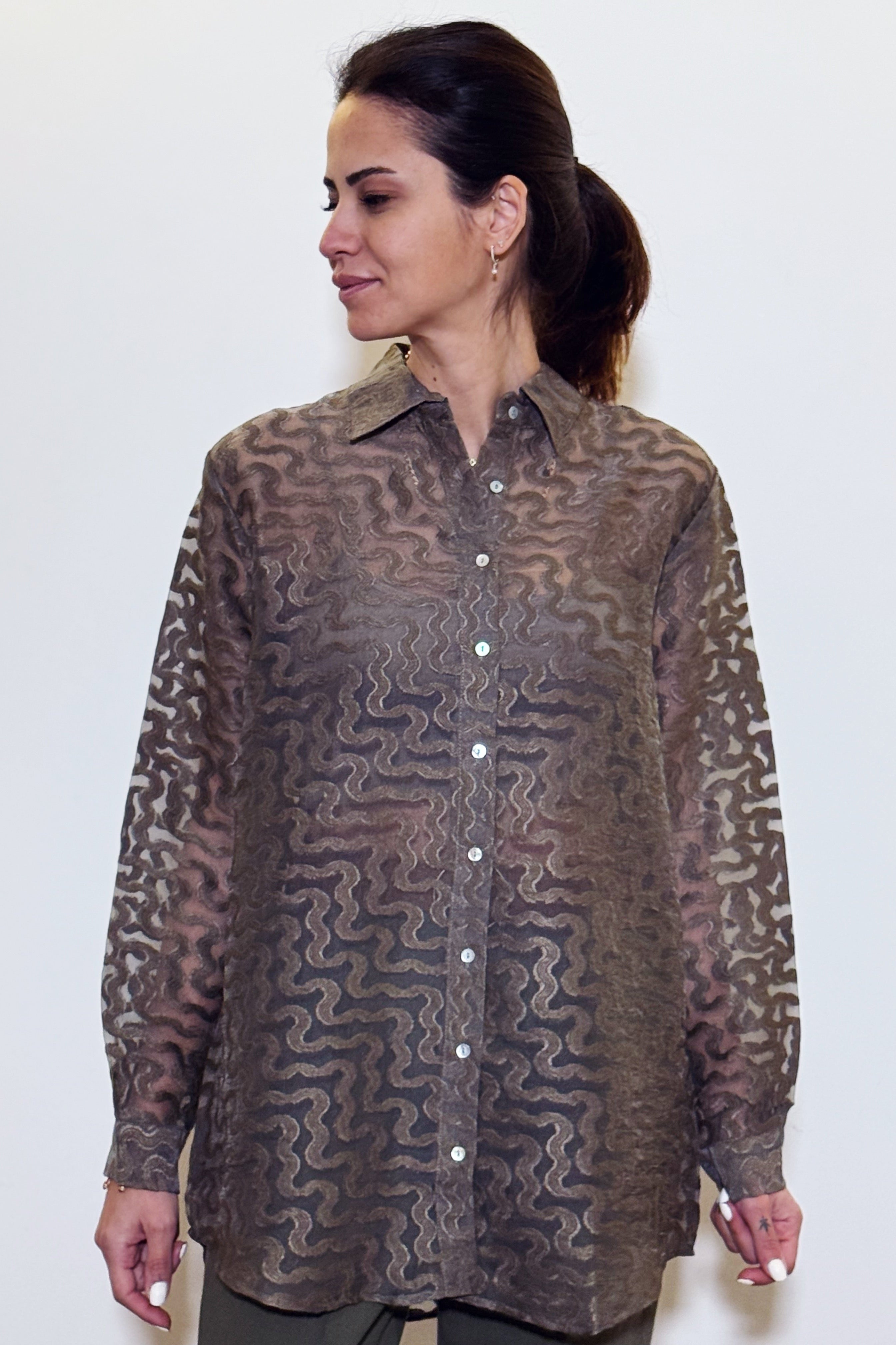 Wave Patterned Shirt