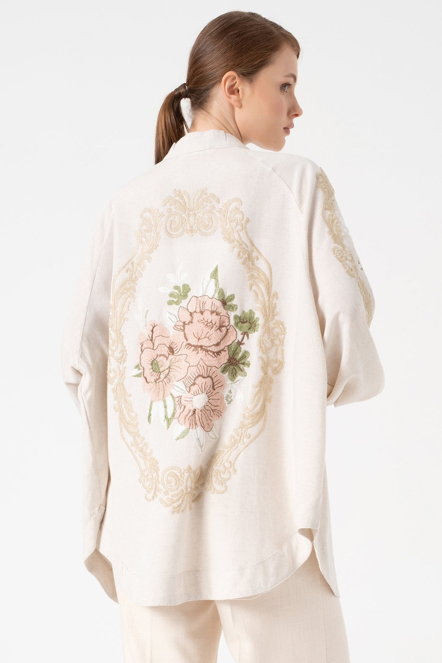 ROSE MOTIF SHIRT