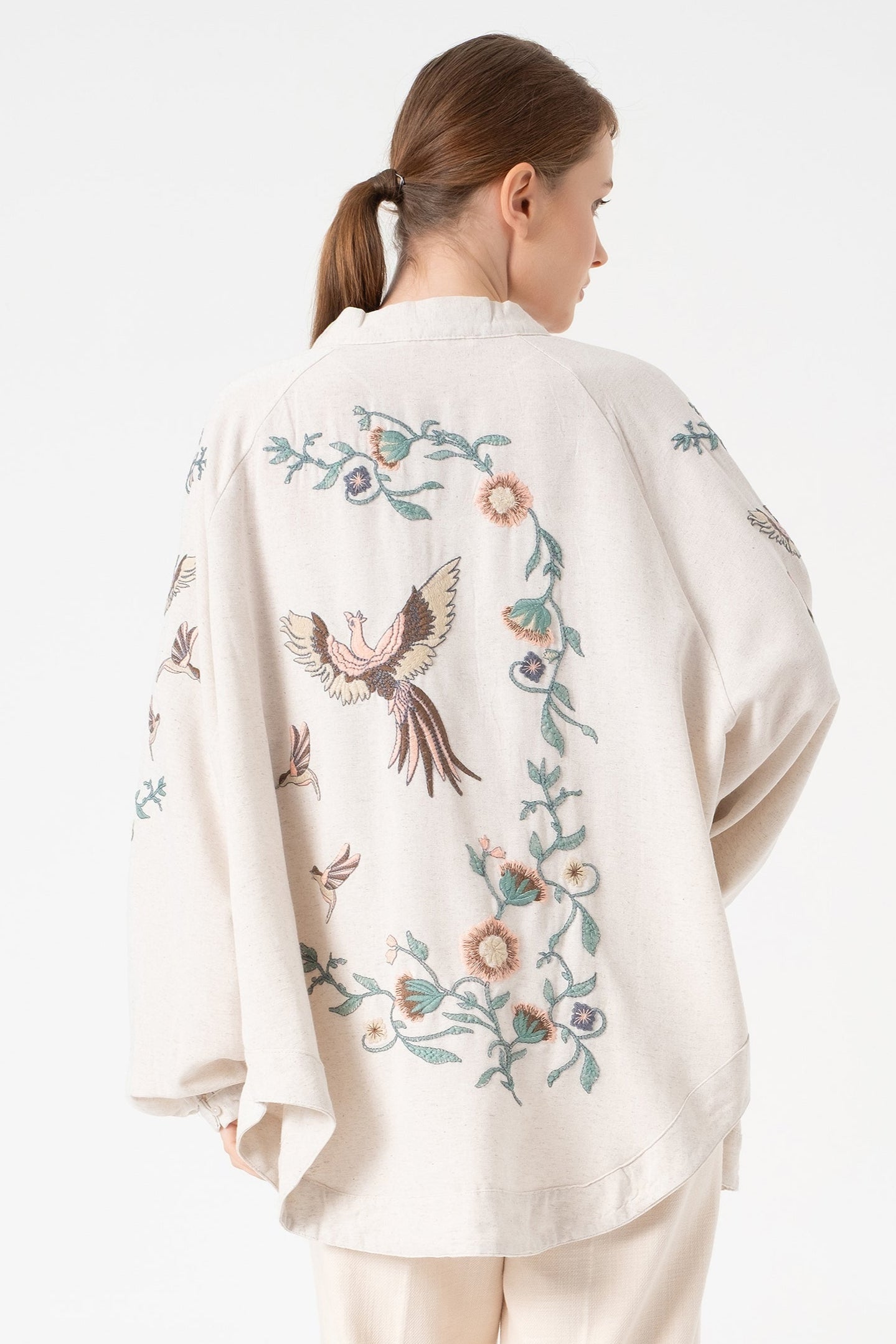 BIRD MOTIF SHIRT