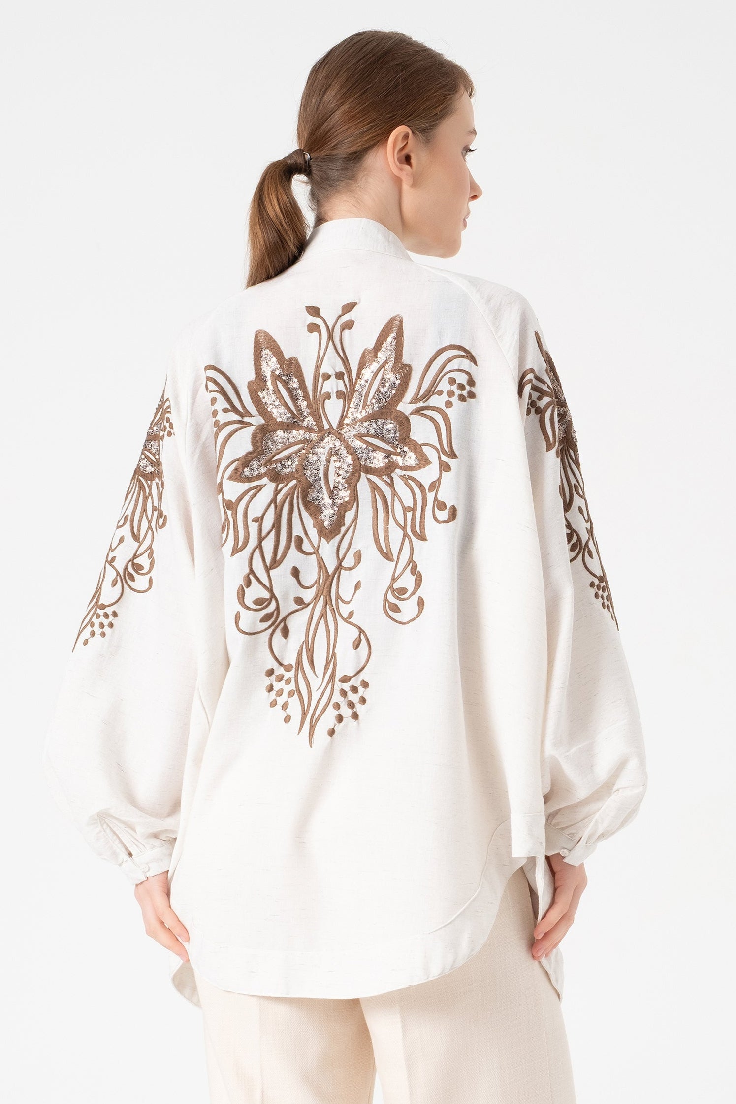 SEQUENCED BUTTERFLY SHIRT
