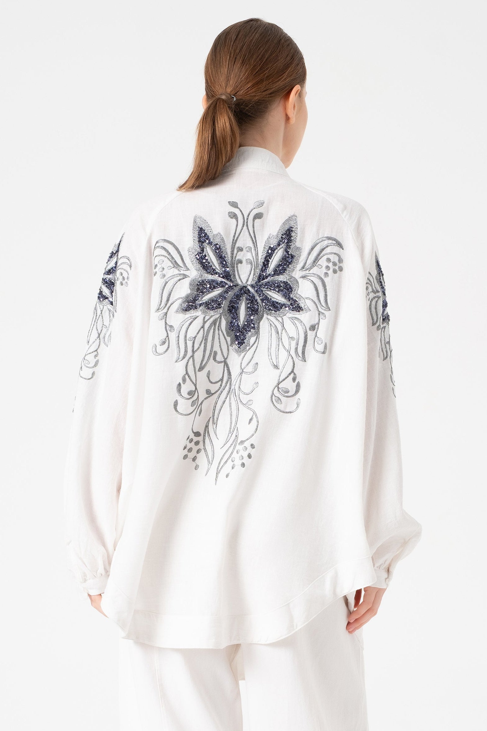 SEQUENCED BUTTERFLY SHIRT