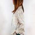 Striped Beige Cotton Shirt - janandnova