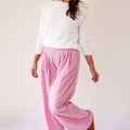 Wide Leg Striped Trousers - janandnova