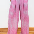 Wide Leg Striped Trousers - janandnova