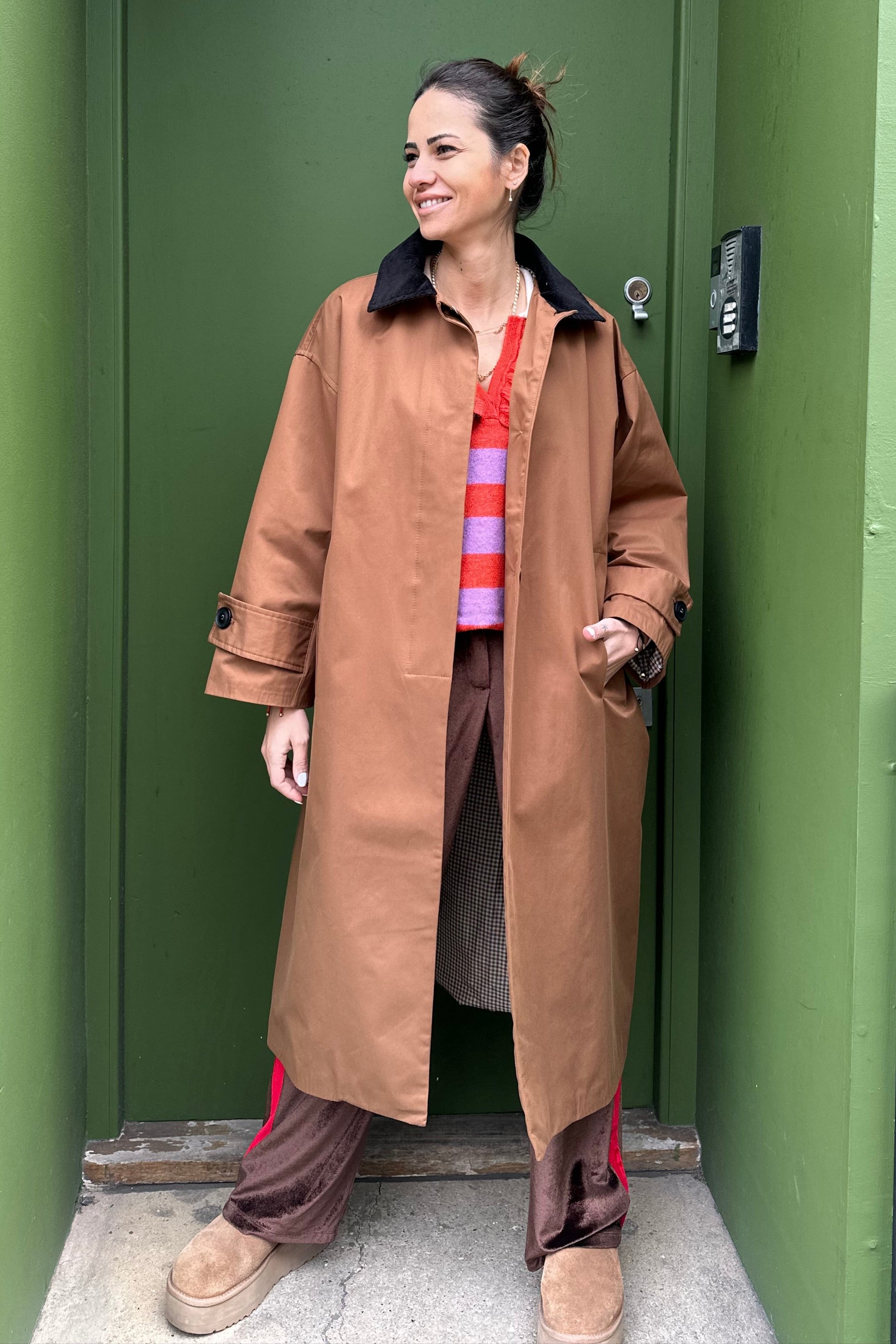 Gabardine trenchcoat