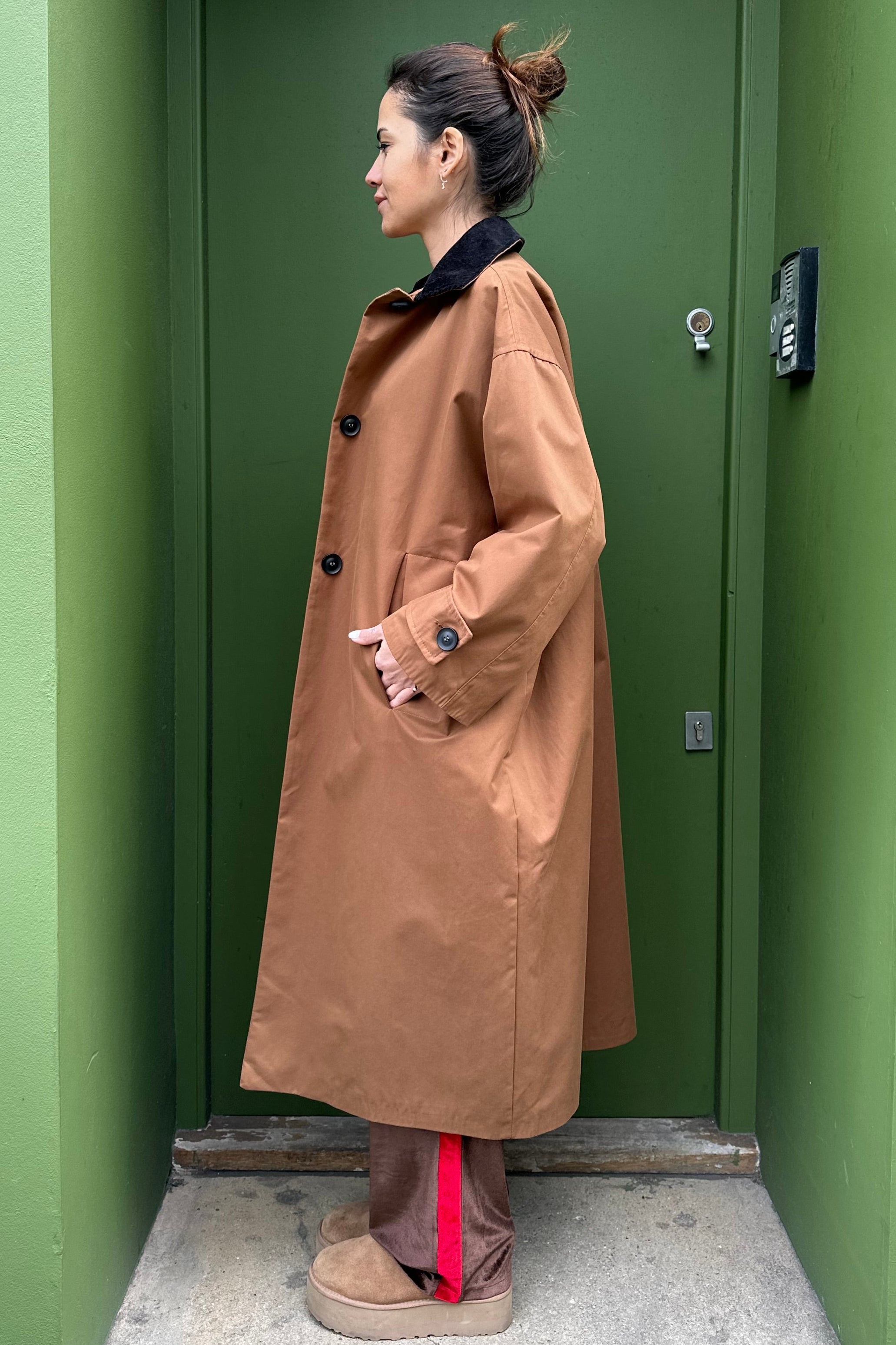 Gabardine trenchcoat