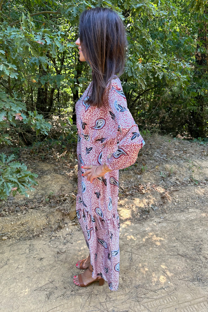 Turtleneck floral sale dress