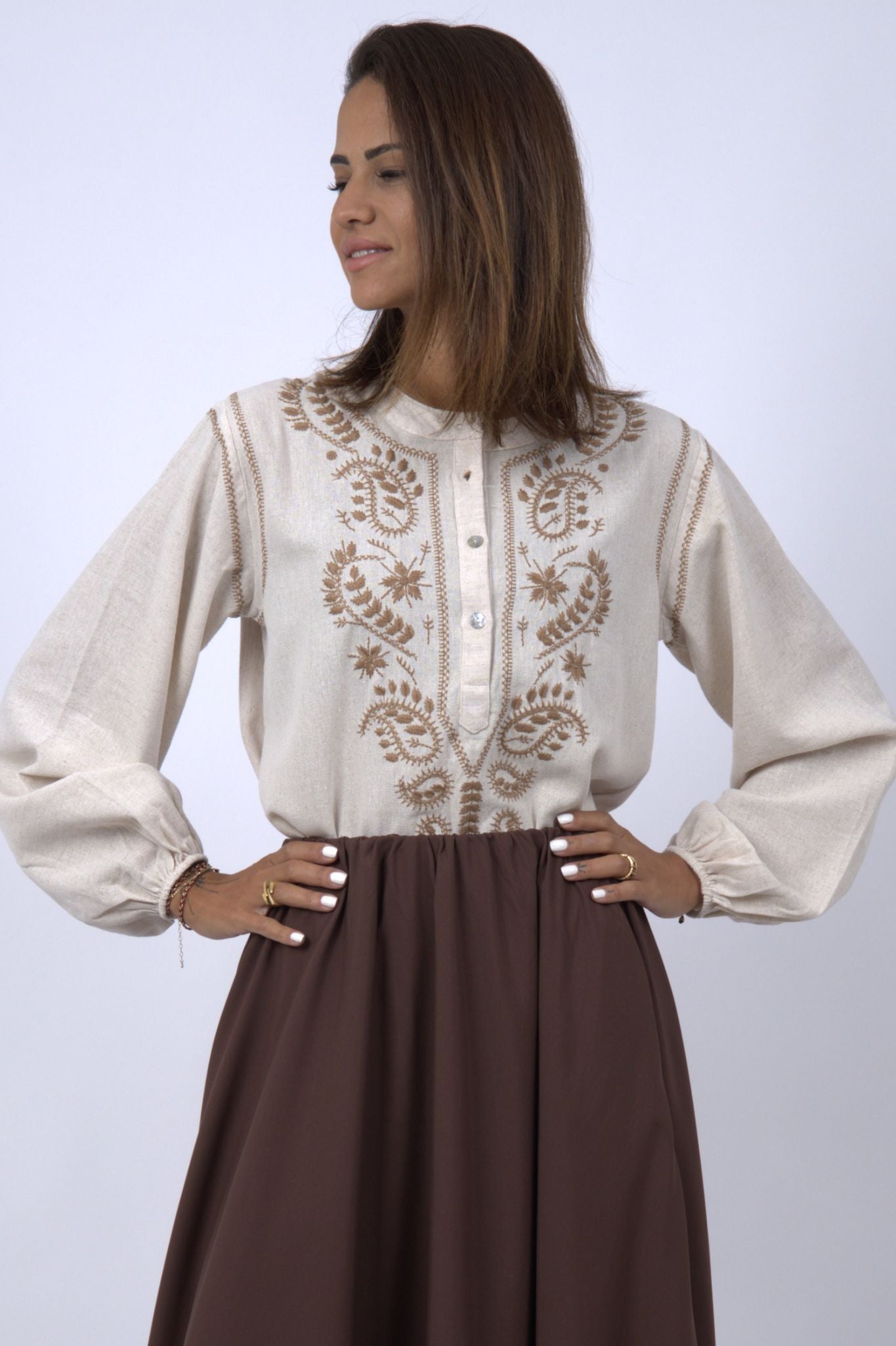 ETHNIC EMBROIDERY TOP