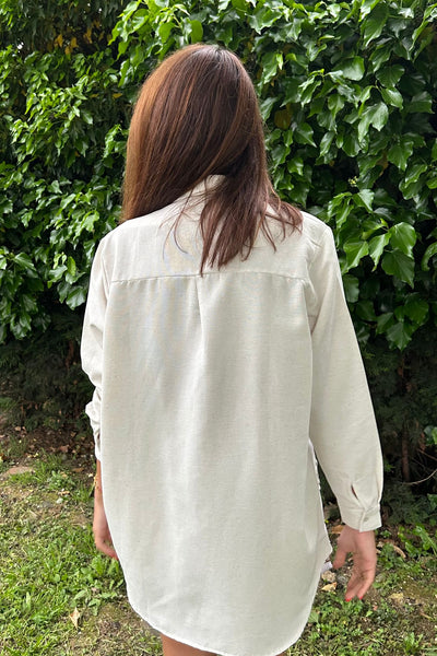 Embroidered Ecru Shirt
