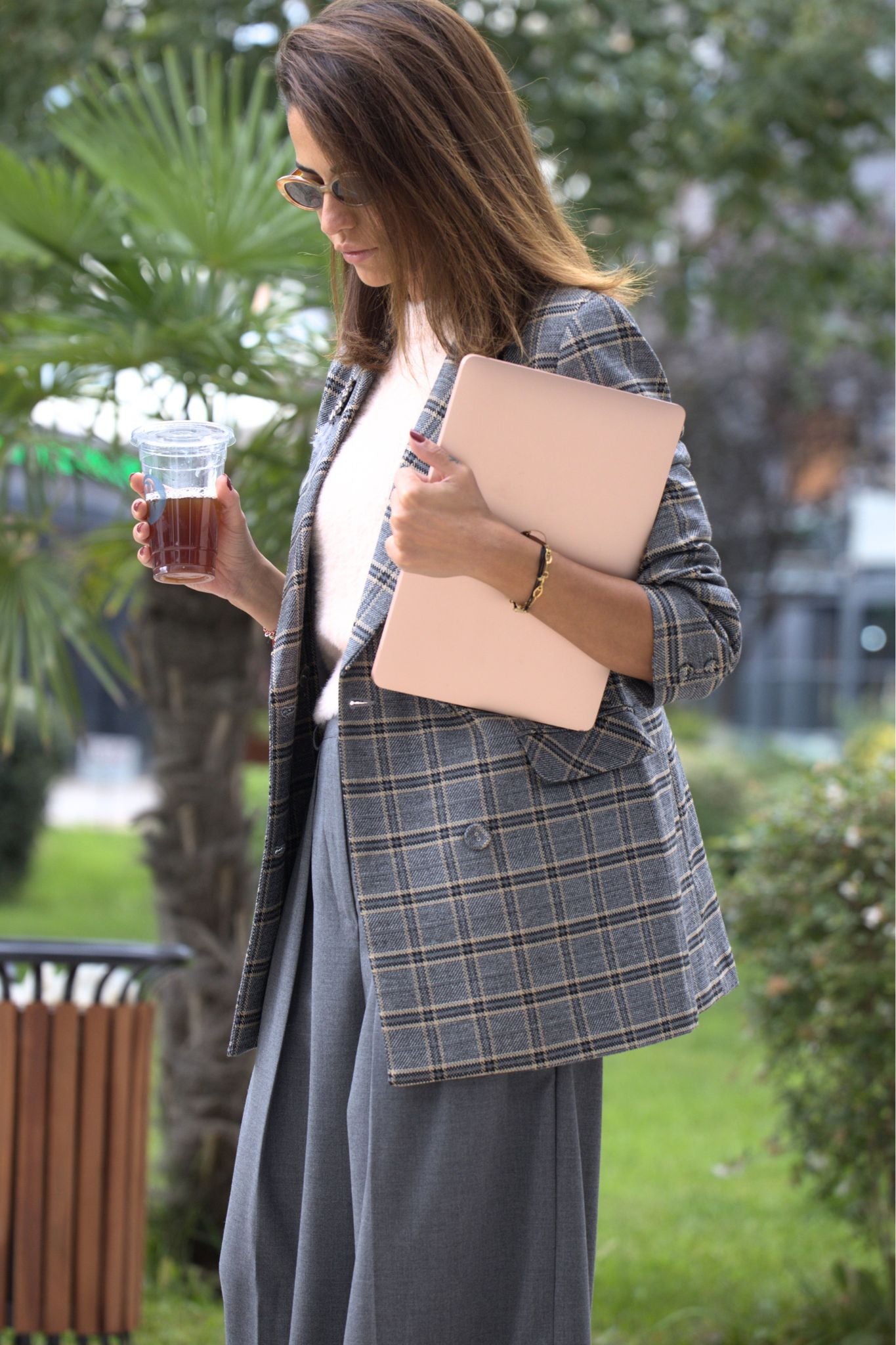 Plaid Blazer